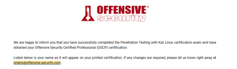 Result Email